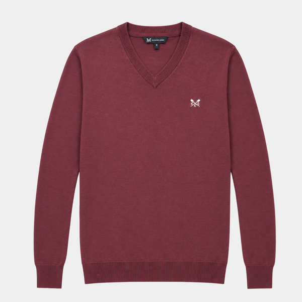 Mens Crew Clothing V Neck Sweater