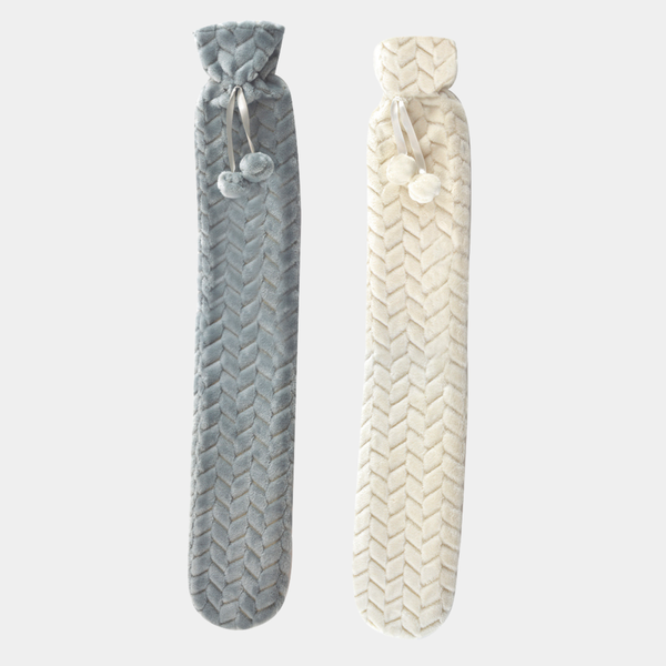 Long Cut Plush Hot Water Bottle