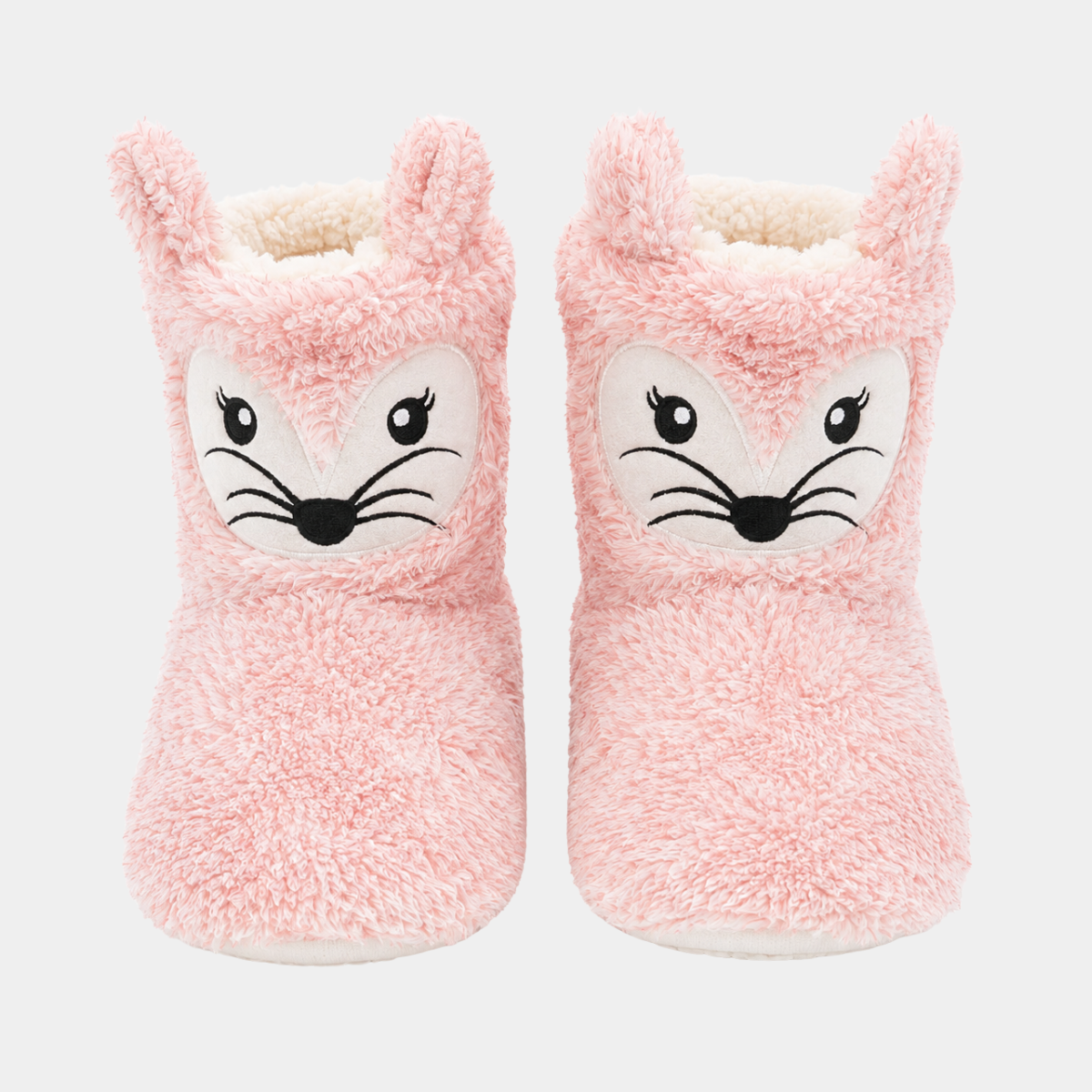 Ladies Fox Bootee Slipper