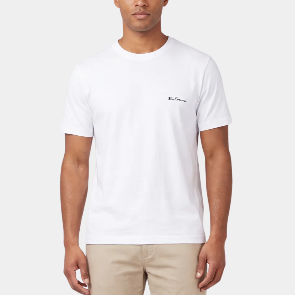 Men's White Ben Sherman T-shirt