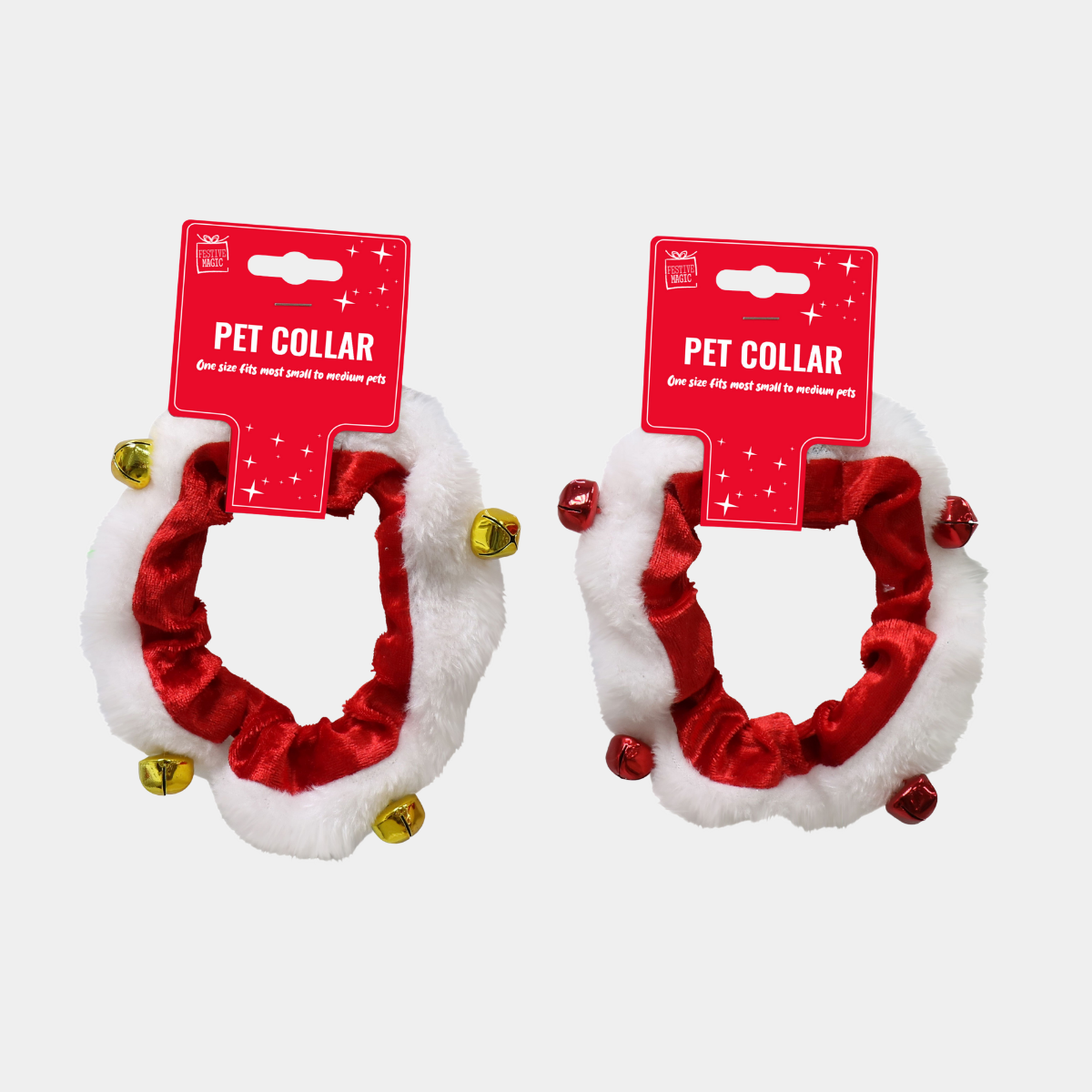 Pet collar with nutbell x 1