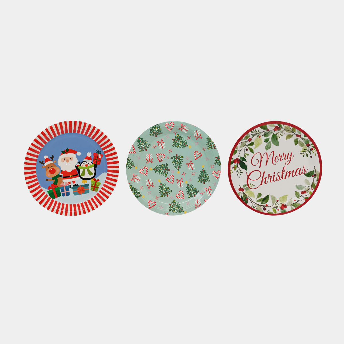 PAPER PLATE 23cm 6pk
