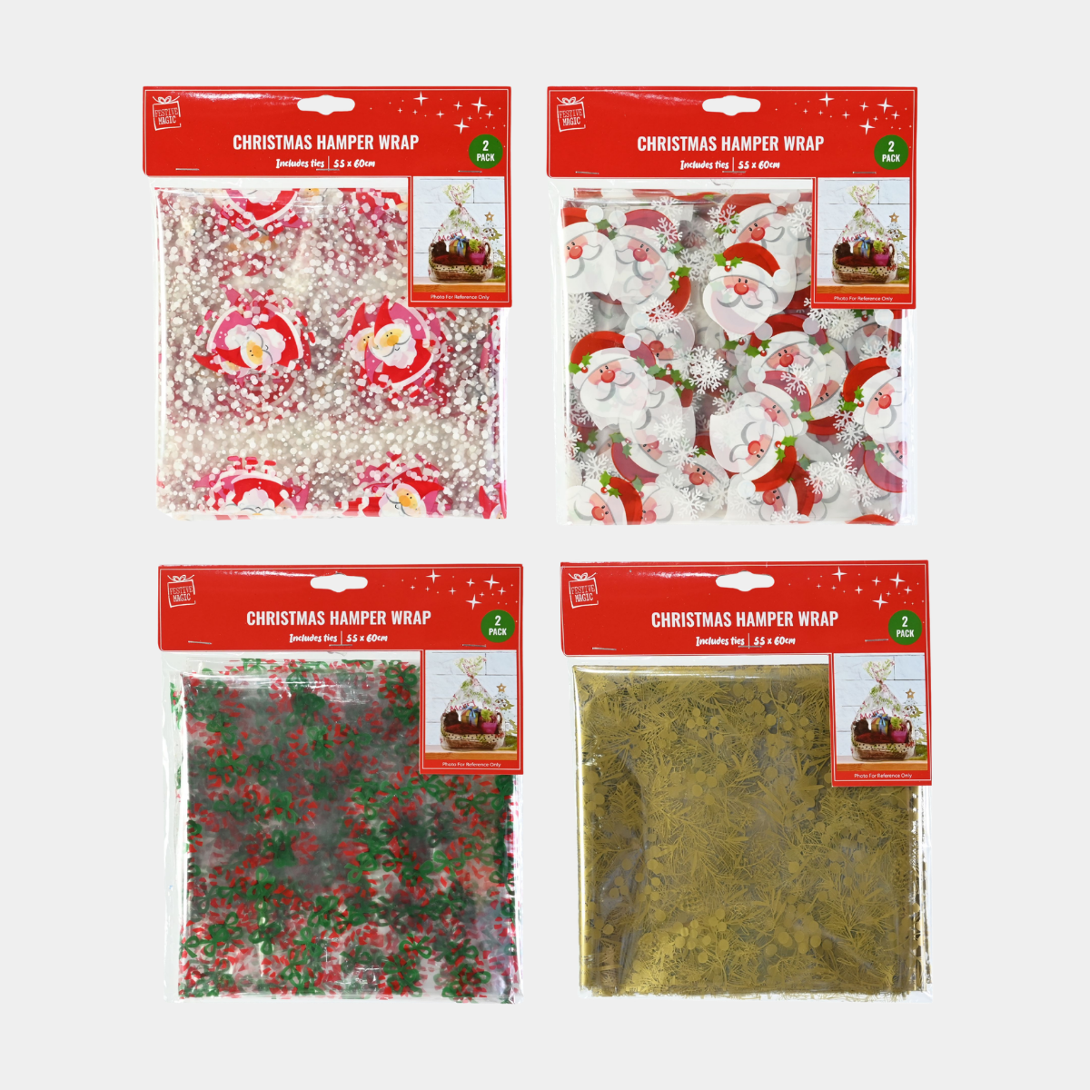 Hamper bag printed 2pk