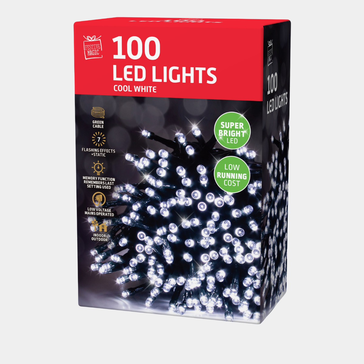 LED lights 100 white