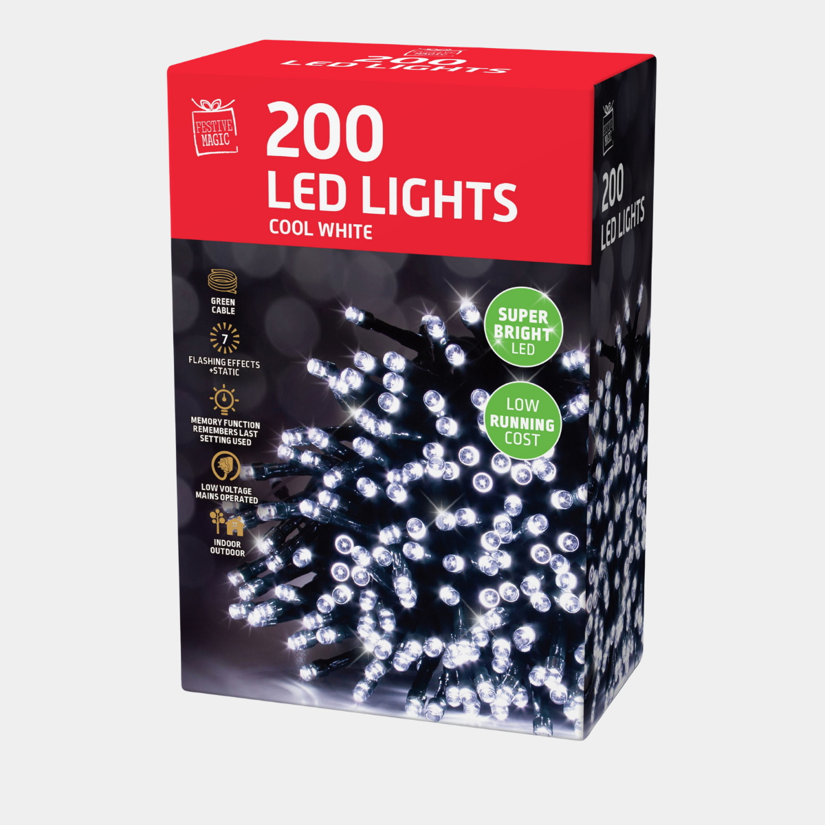 LED lights 200 white