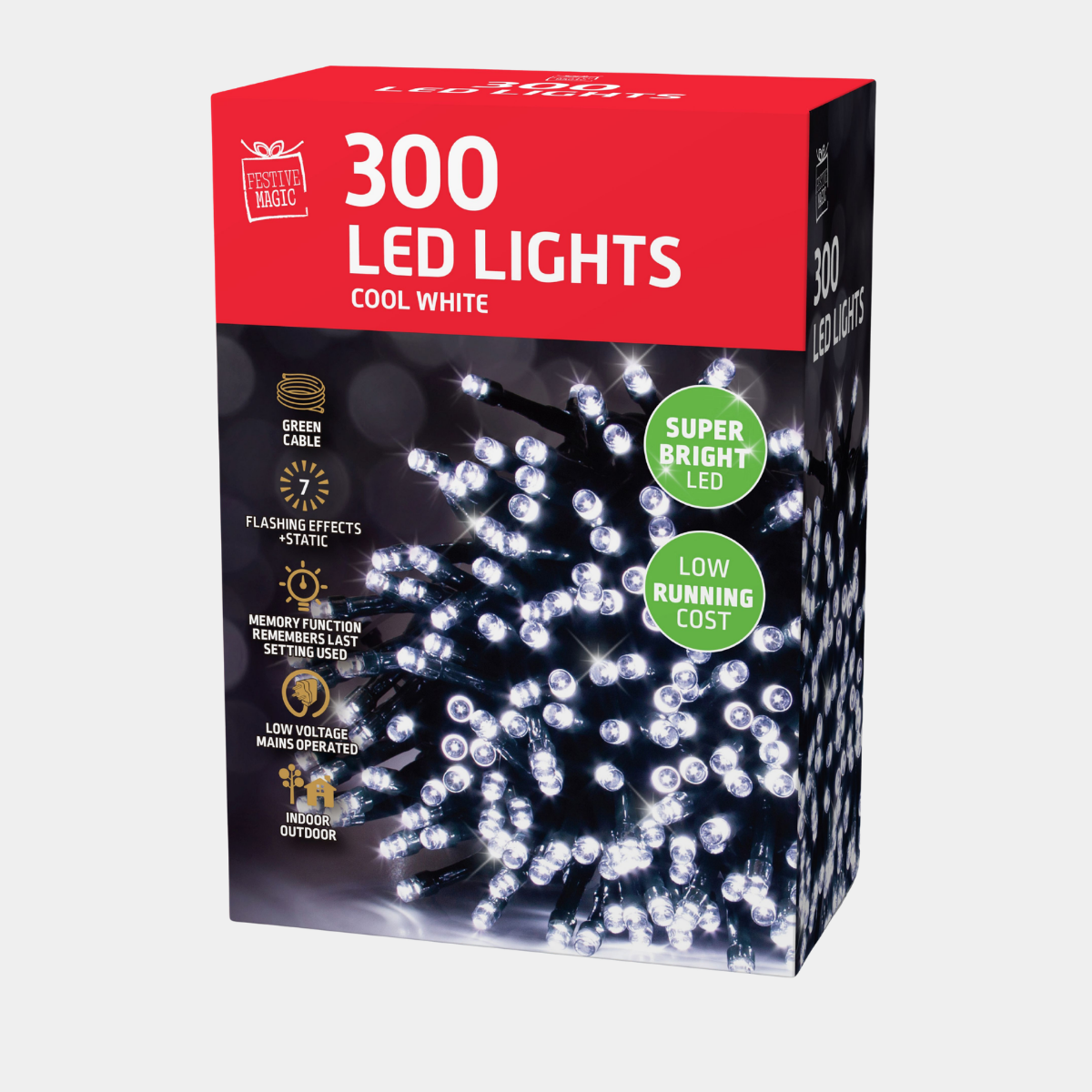 LED lights 300 white