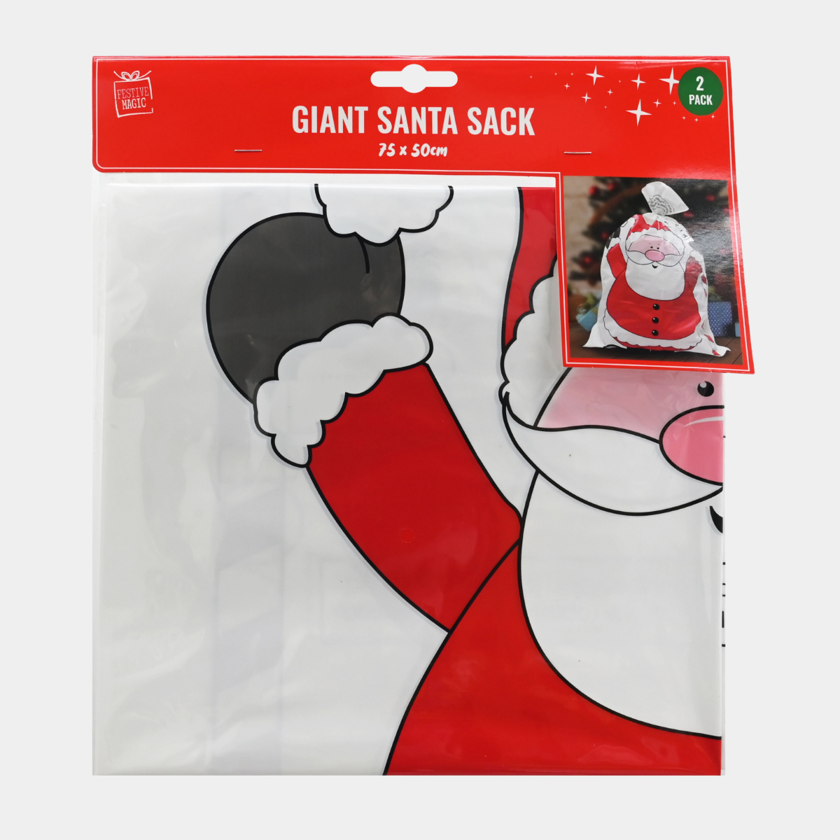 Giant Santa Sack 2pc