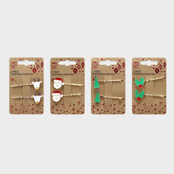 Christmas Hair Pins 1pc
