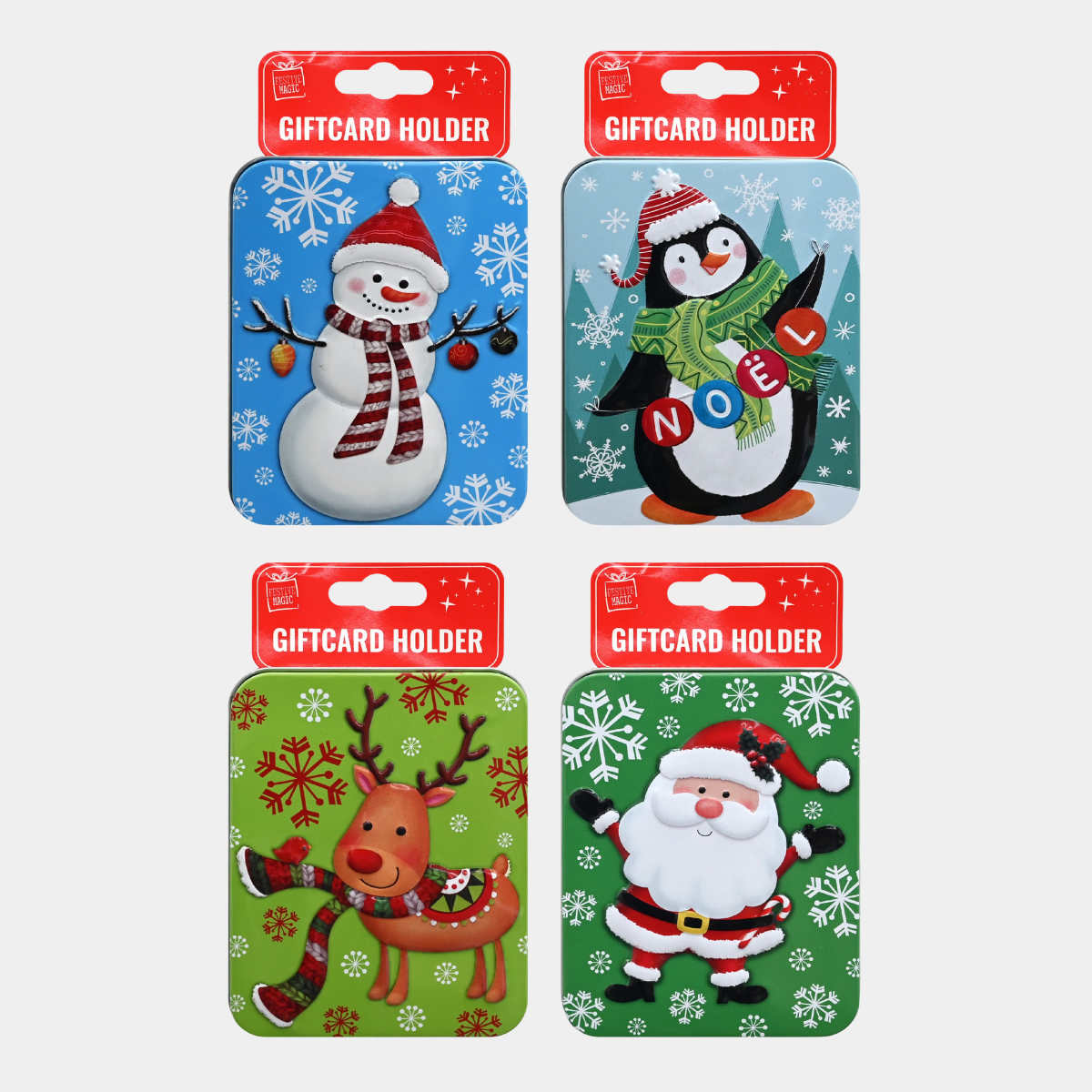 1 Tin gift card holder 8 x 12.5cm