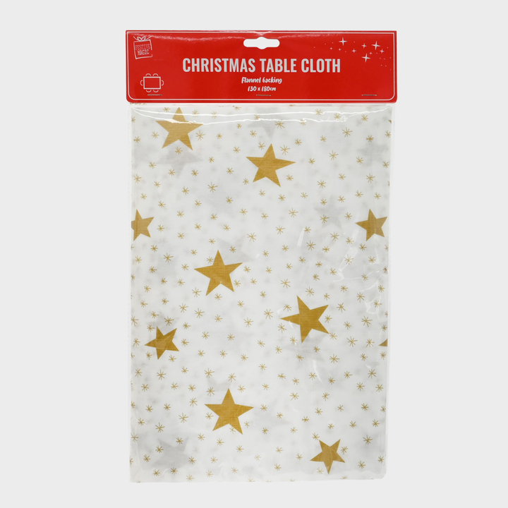 Table cloth gold rect asst