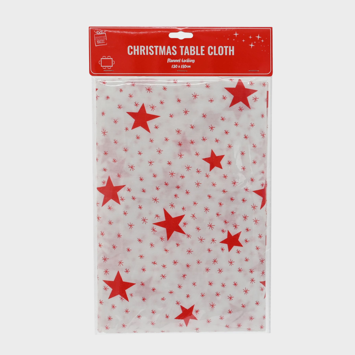Table cloth red rect asst
