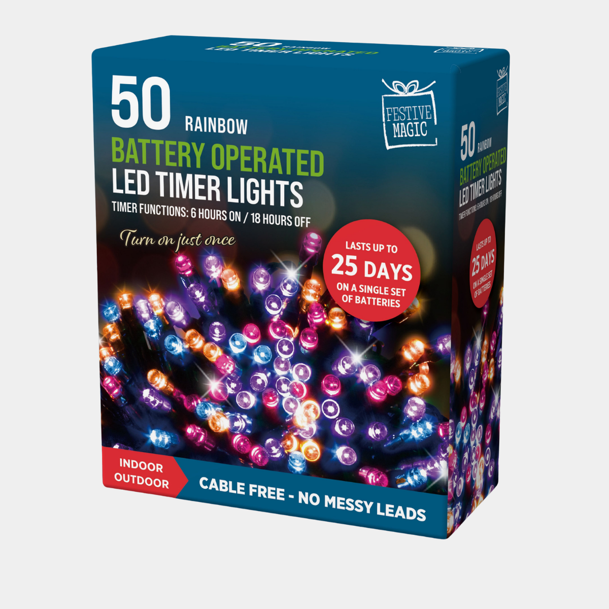 50 LED Lights Rainbow