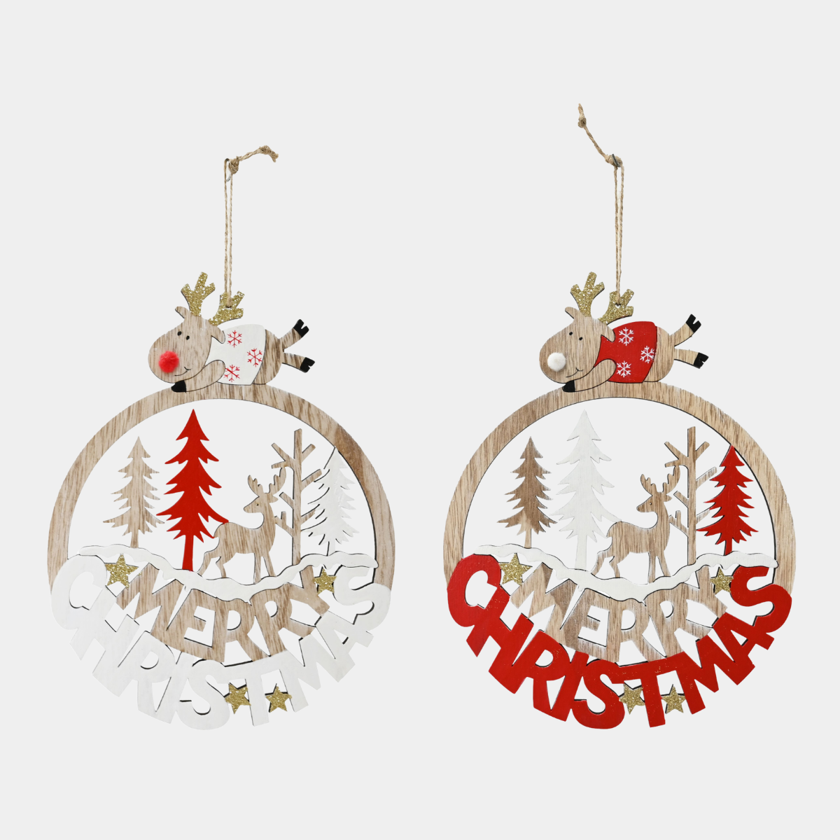 Merry christmas plaque 1pce