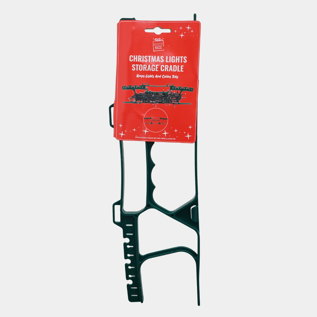 CHRISTMAS LIGHTS STORAGE CADDY 39.5x12cm