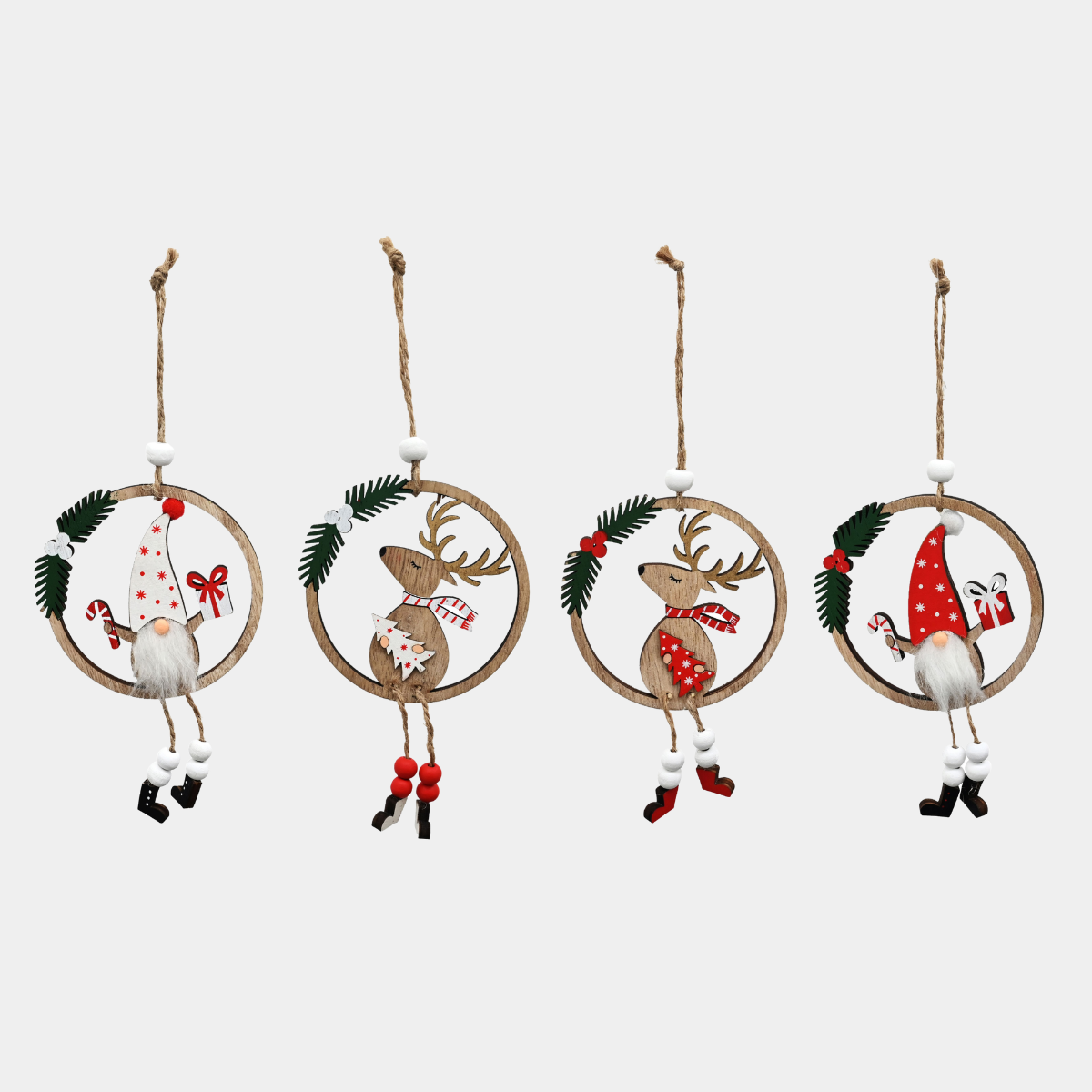 Hanging wreath decoration - 1pce