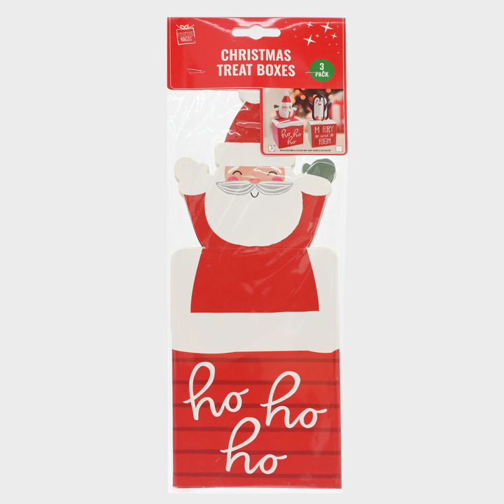 Christmas treat boxes 3pk asst