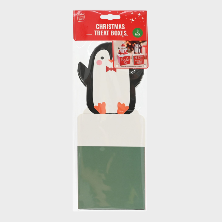 Christmas treat boxes 3pk asst