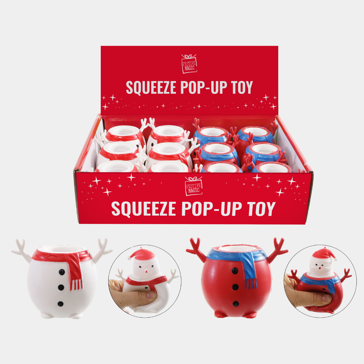 Squeeze pop-up toy