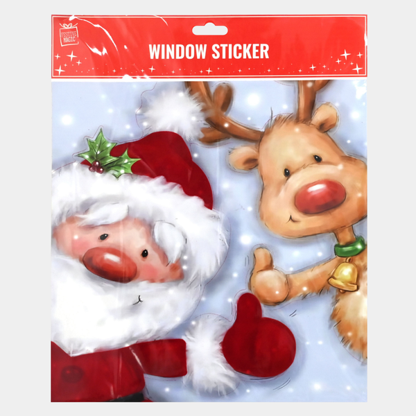 Window sticker flocked asst