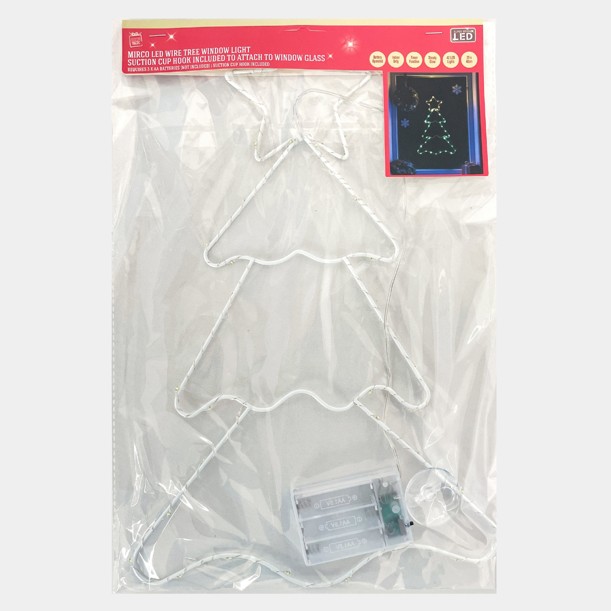 LED MICRO WIRE TREE WINDOW LIGHT