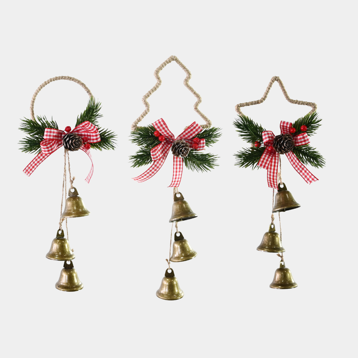 TRIPLE BELLS HANGER 30cm 1pce