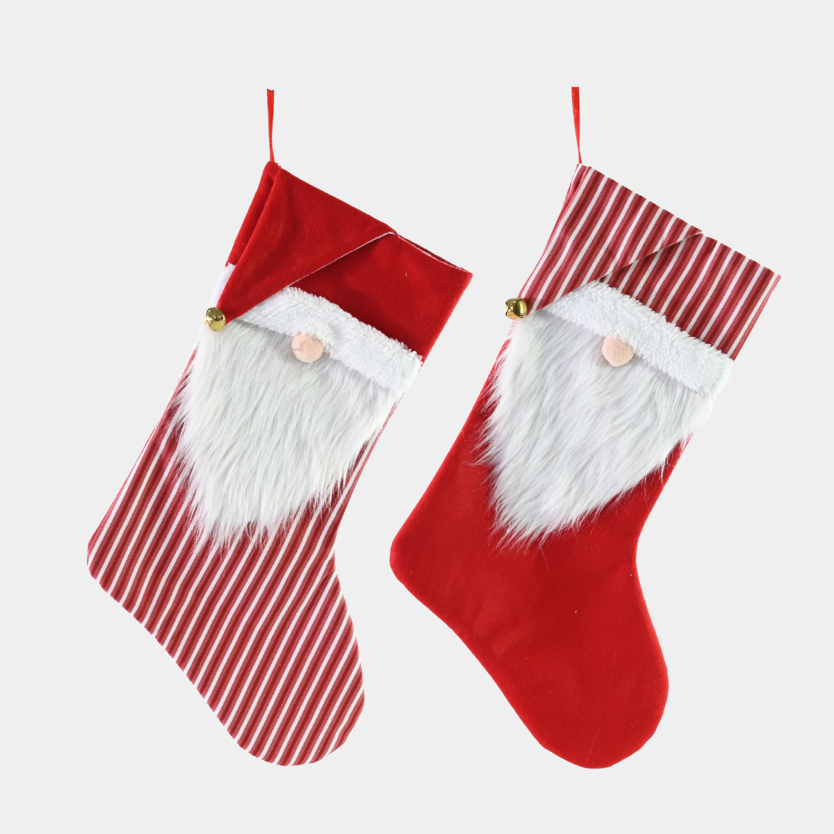 STOCKING GNOME CANDYSTRIPE Asst