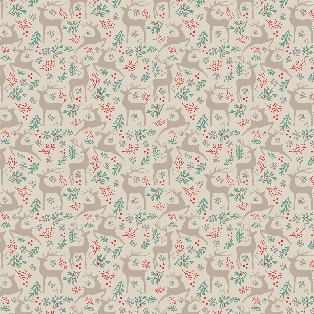 Luxury Printed Reindeer Flannel Throw 120X150CM