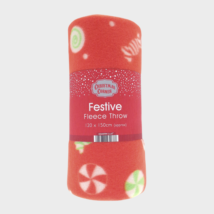 Fleece Throw Xmas 120X150CM