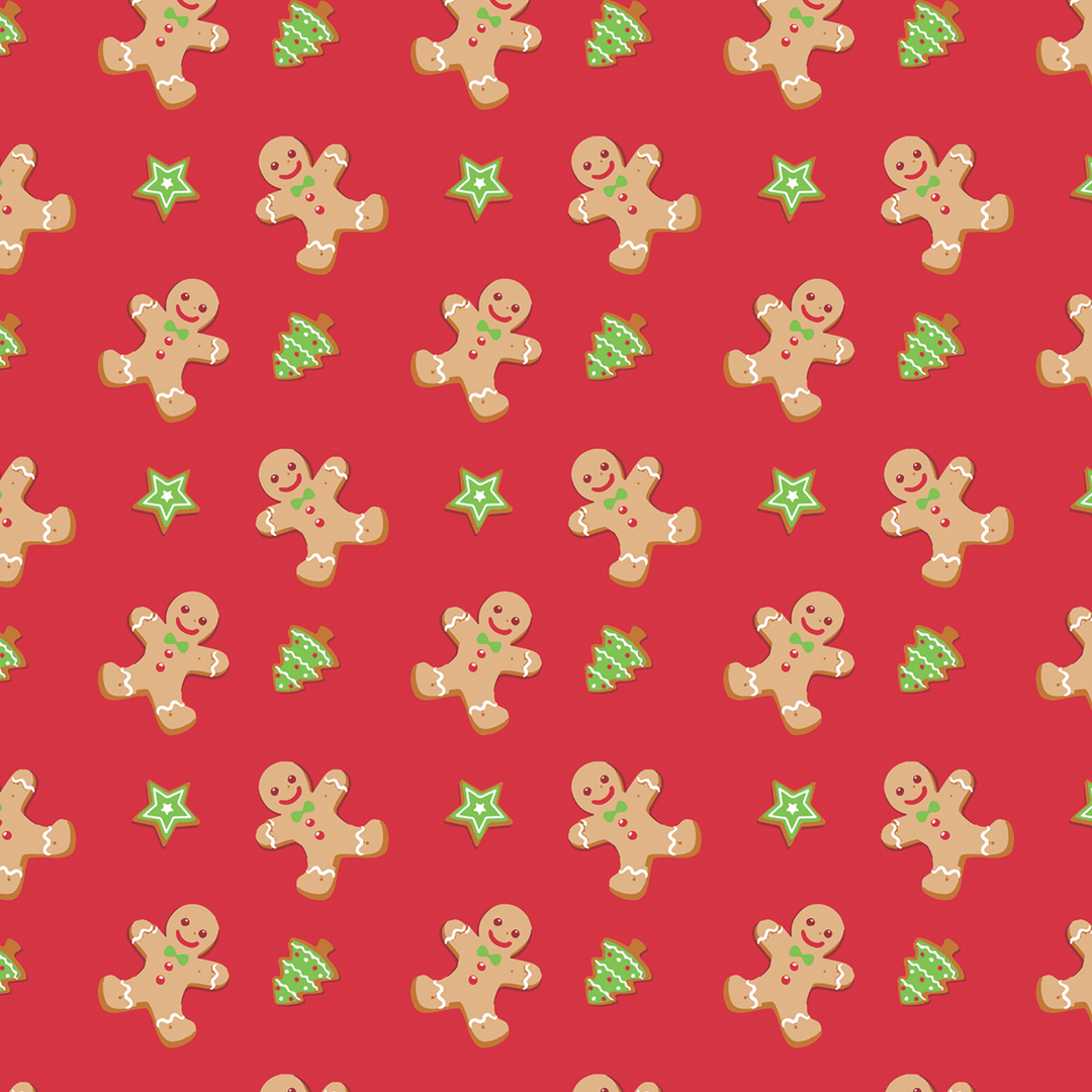 Fleece Throw Xmas Gingerbread 120X150CM