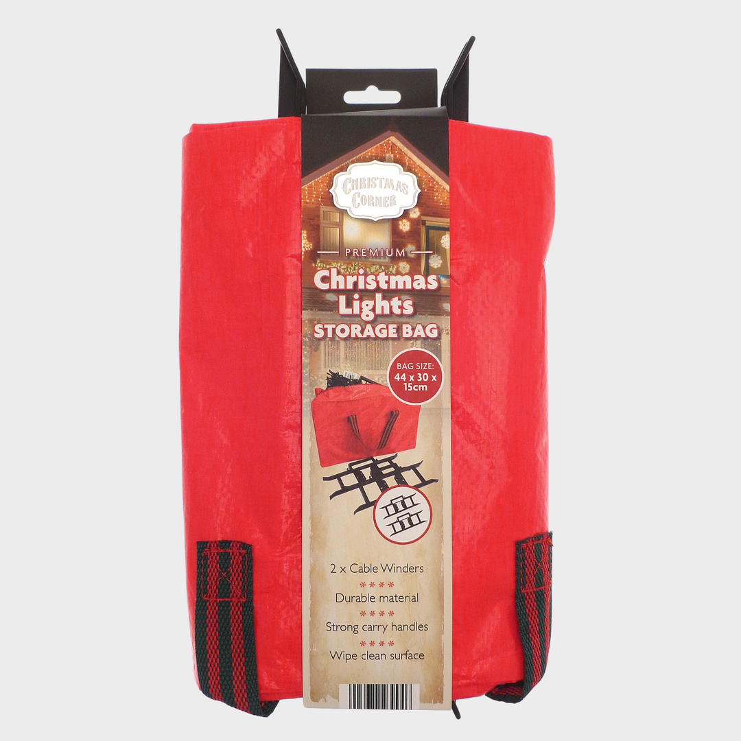 Deluxe Xmas Tree Lights Storage Bag & 2 Cages