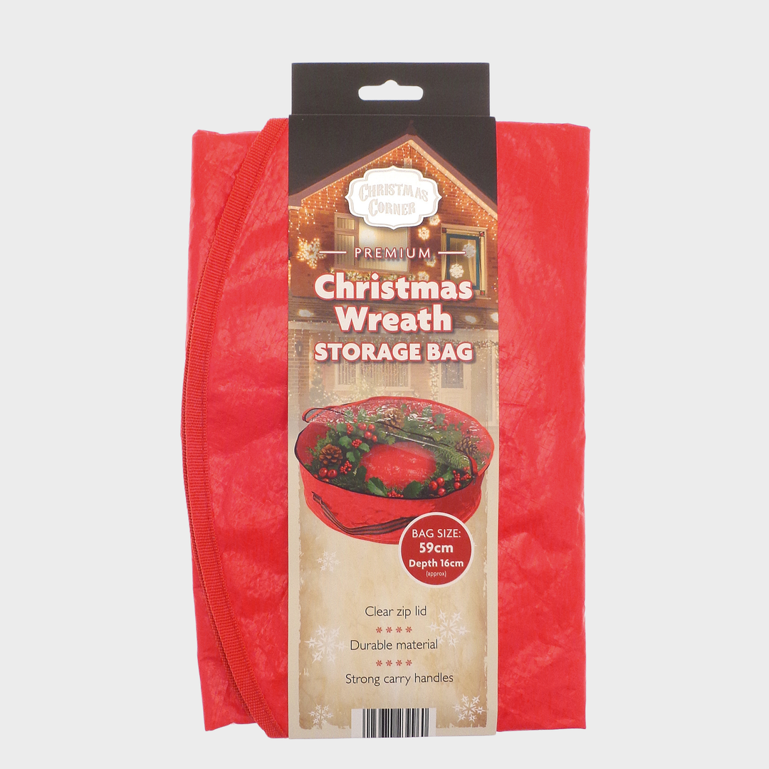 Deluxe Xmas Wreath Storage Bag (59cm dia x18cm)