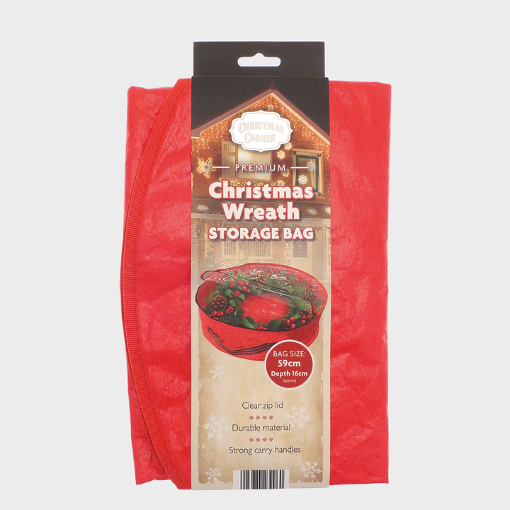 Deluxe Xmas Wreath Storage Bag (59cm dia x18cm)