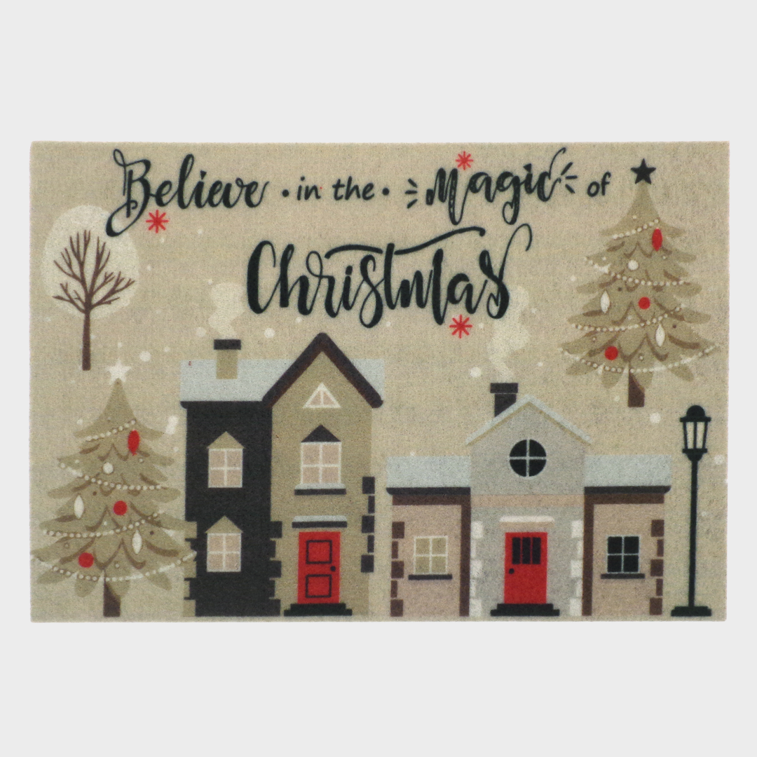 Xmas Printed Door Mat 40x58cm