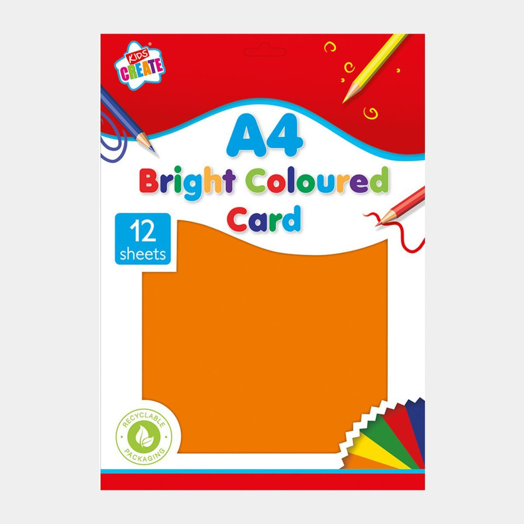 A4 12 Sheets of Bright Cards from You Know Who's