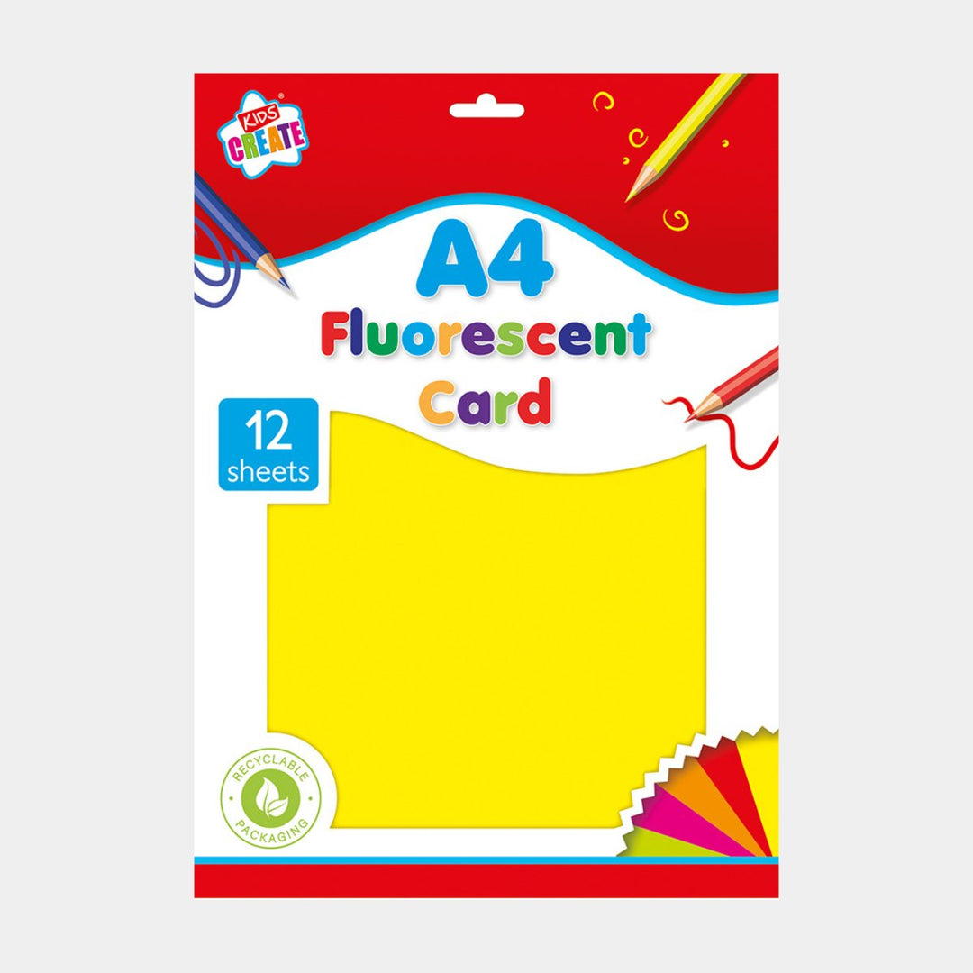 A4 12 Sheets of Fluorescent Cards from You Know Who's