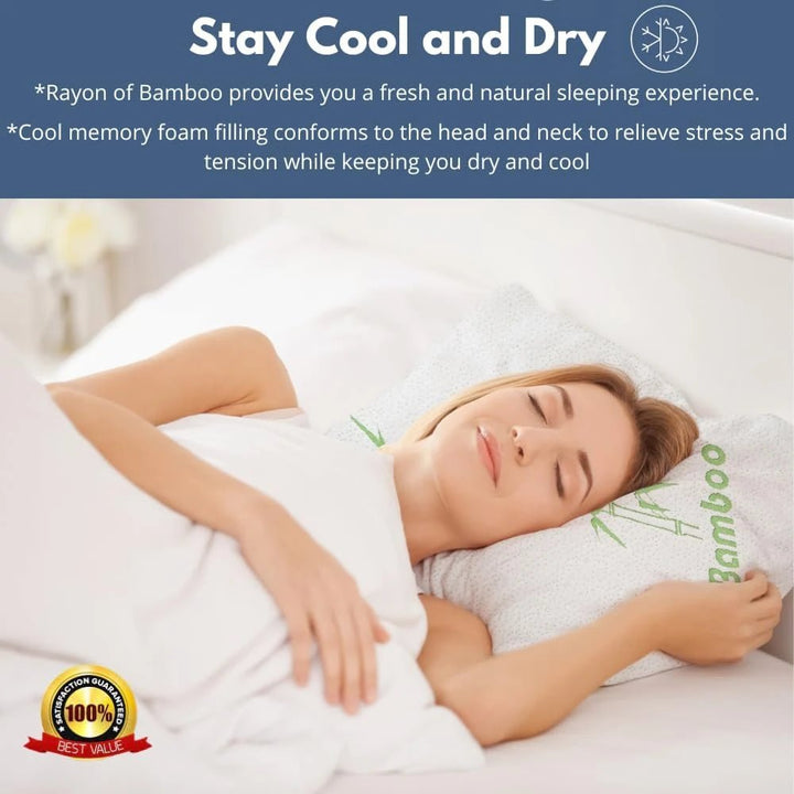 Adjustable Bamboo Memory Foam Pillow from You Know Who's