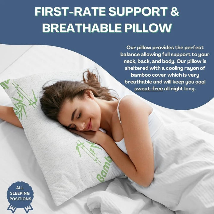 Adjustable Bamboo Memory Foam Pillow from You Know Who's