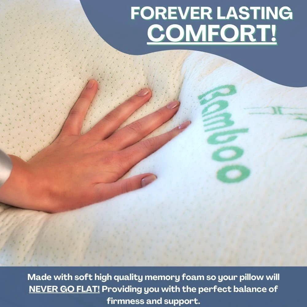 Adjustable Bamboo Memory Foam Pillow from You Know Who's