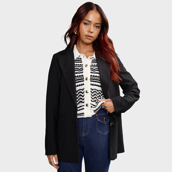 Another Sunday Black Oversized Blazer from You Know Who's