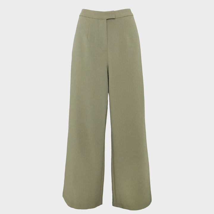 Another Sunday Khaki Wide Leg Trouser from You Know Who's