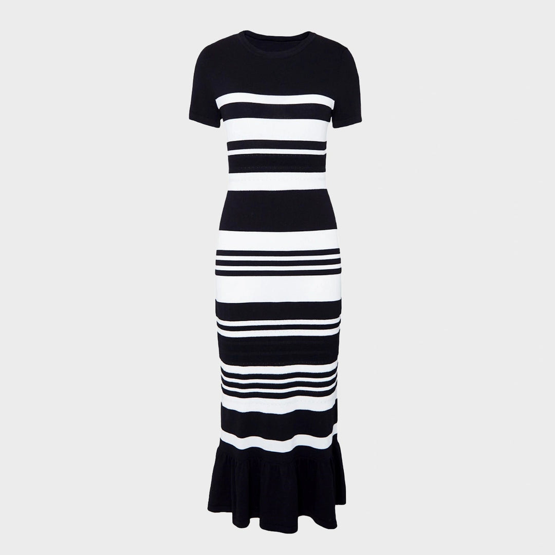 Another Sunday Stripe Knitted Midi Dress from You Know Who's