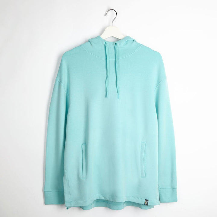 Aqua Relaxed Fit Yoga Hoodie from You Know Who's