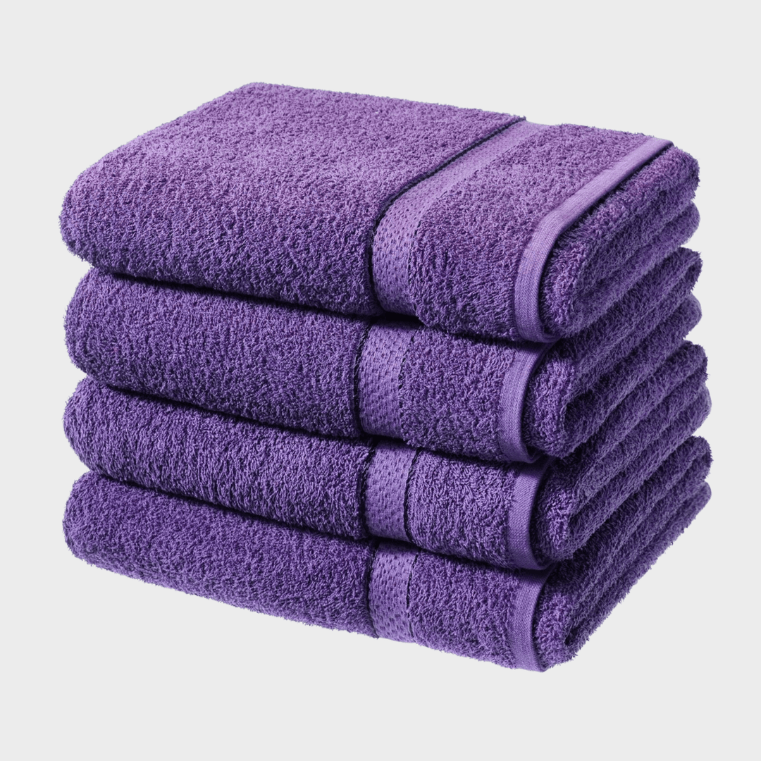 Aubergine Bath Sheets from You Know Who's