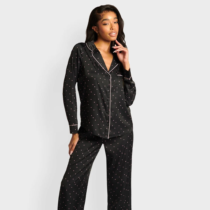 BA Spot satin pyjama set from You Know Who's