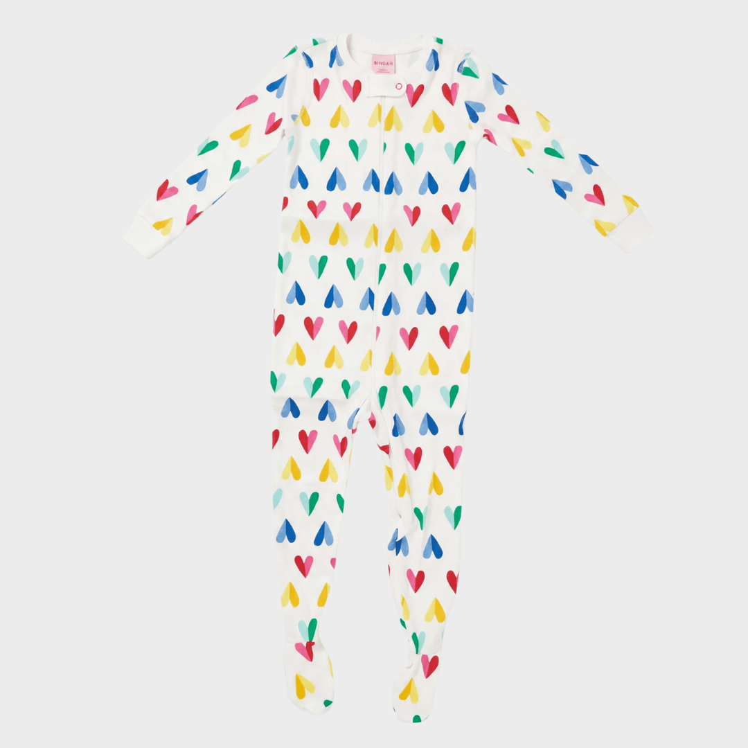Babies Multi Heart Sleepsuit from You Know Who's