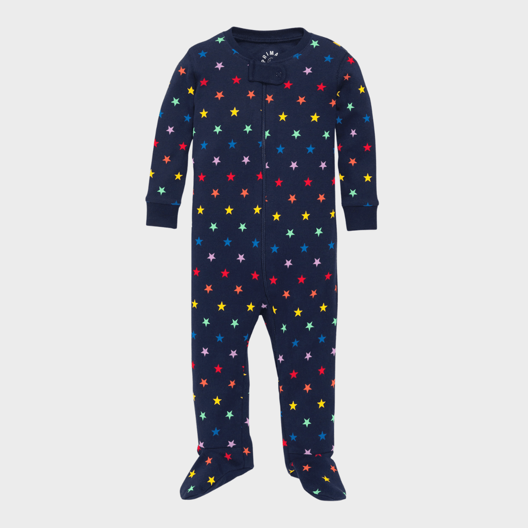 Babies Navy Star Sleepsuit from You Know Who's
