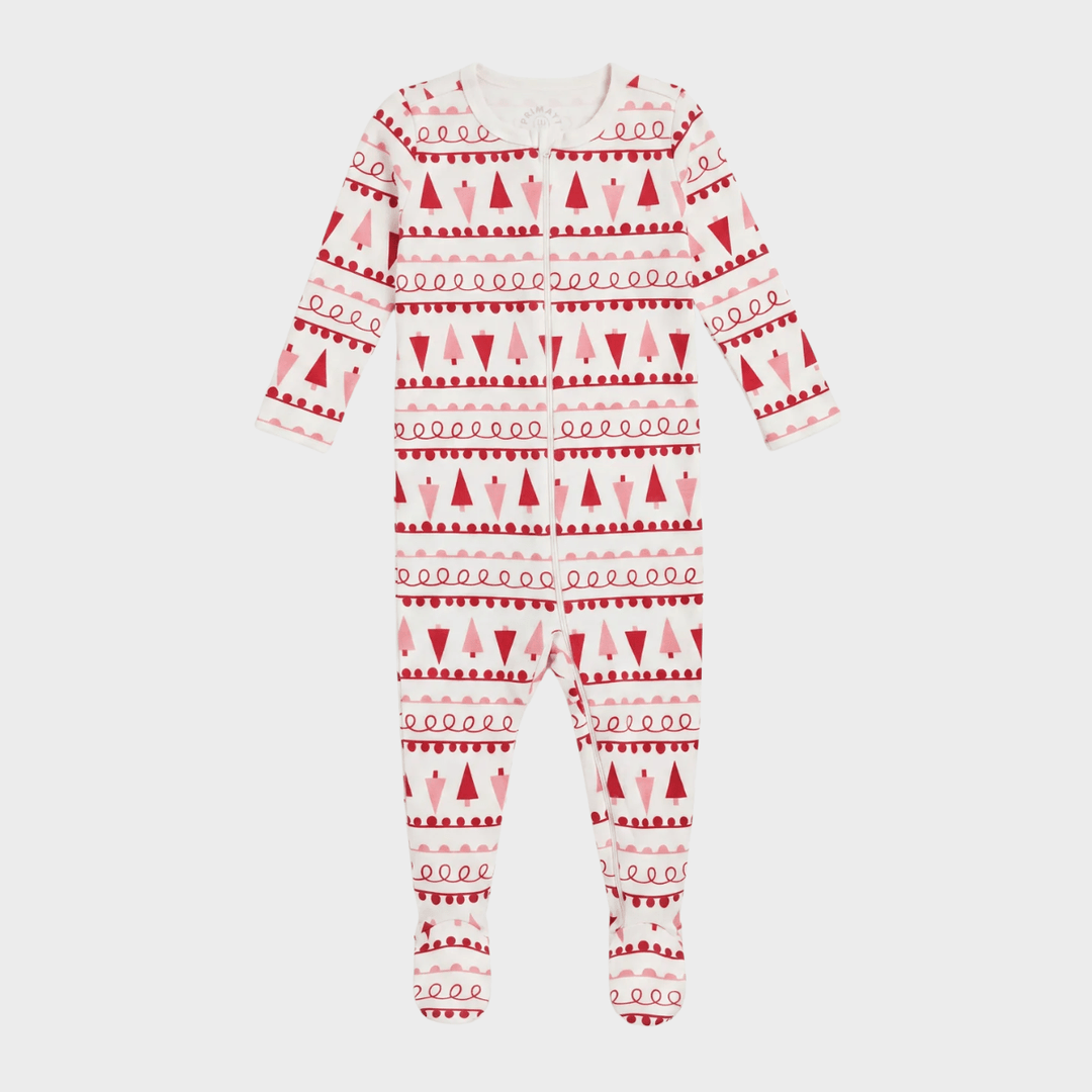 Babies Red Tree Sleepsuit from You Know Who's