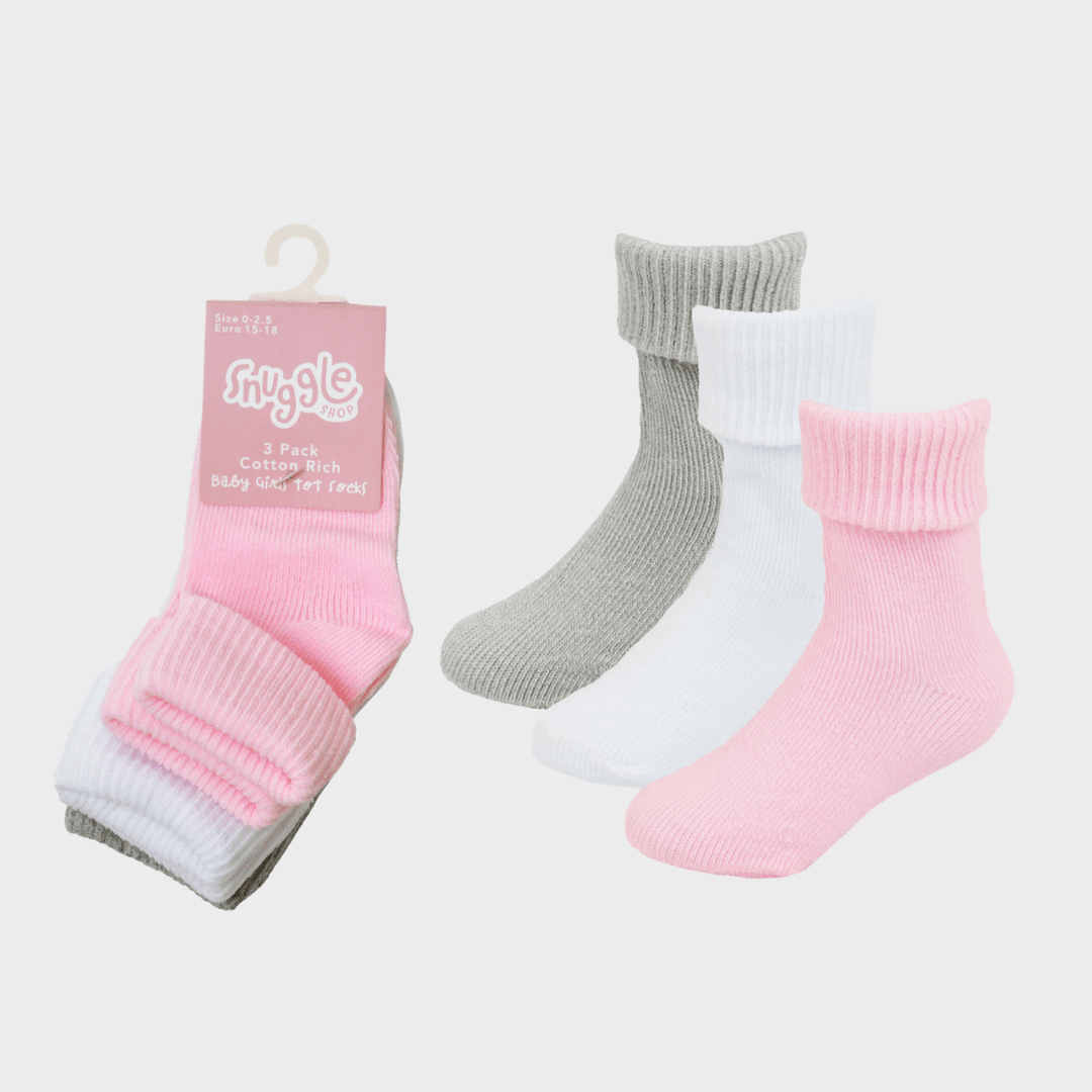 Baby Girls 3pk Socks from You Know Who's