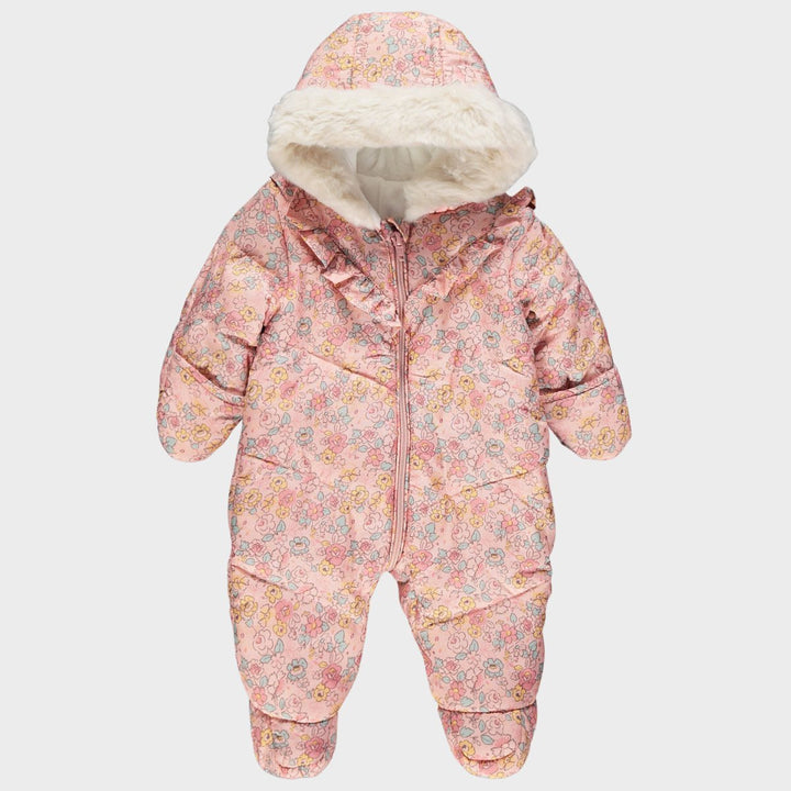 Baby Girls Floral Snowsuit from You Know Who's