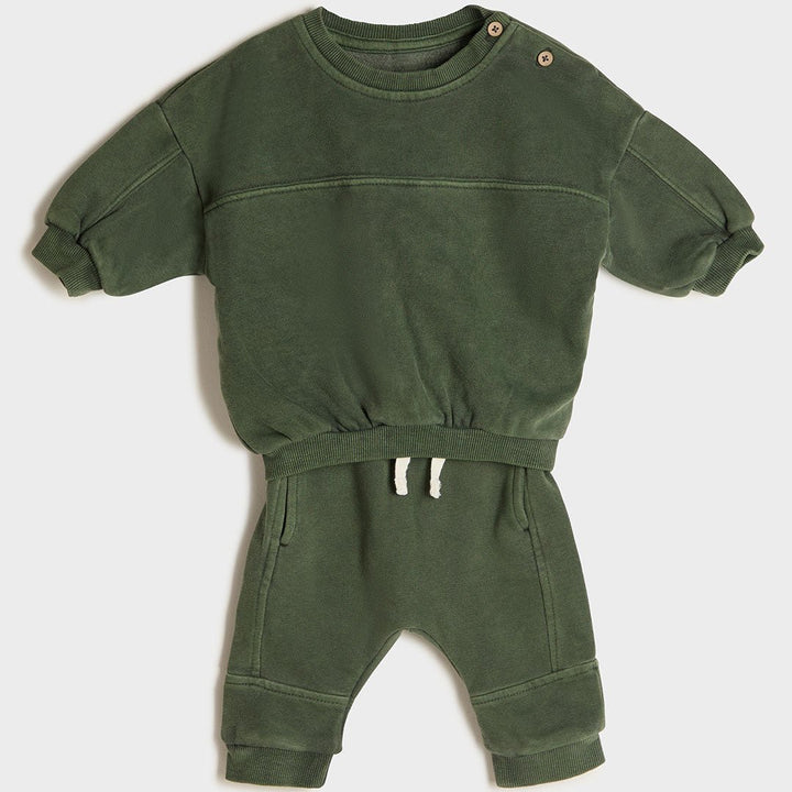 Baby Khaki Joggers and Hoodie Set from You Know Who's